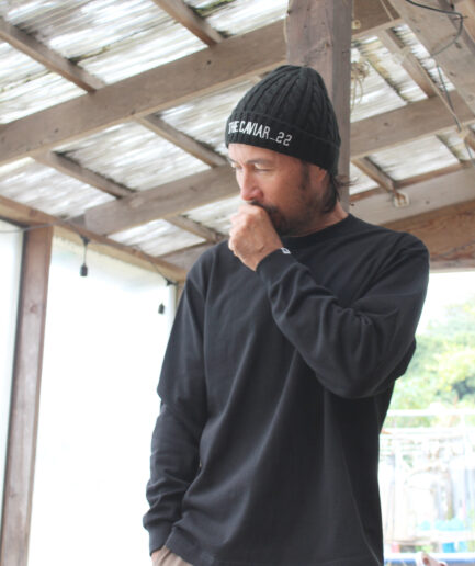 ケーブルニットCap